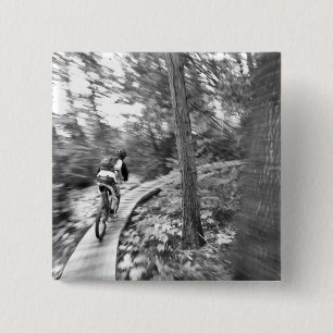 Badge Carré 5 Cm VTT Aaron Rodgers sur l'escalier pour