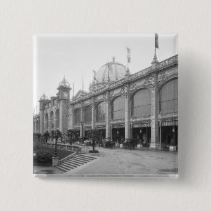 Badge Carré 5 Cm Vue des Beau-arts de DES de Palais