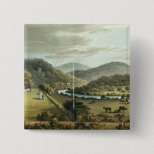 Badge Carré 5 Cm Vue générale des avants du sud et est du