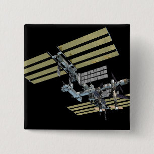 Badge Carré 5 Cm Vue générée par ordinateur 11