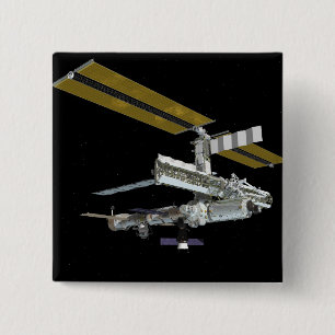 Badge Carré 5 Cm Vue générée par ordinateur 26