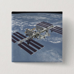 Badge Carré 5 Cm Vue générée par ordinateur 27