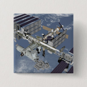 Badge Carré 5 Cm Vue générée par ordinateur 5