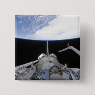 Badge Carré 5 Cm Vue partielle du noeud Tranquilité