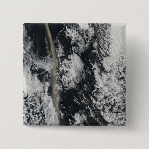 Badge Carré 5 Cm Vue satellite d'une plume de cendre