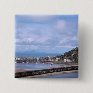 BADGE CARRÉ 5 CM VUES DES ALLES