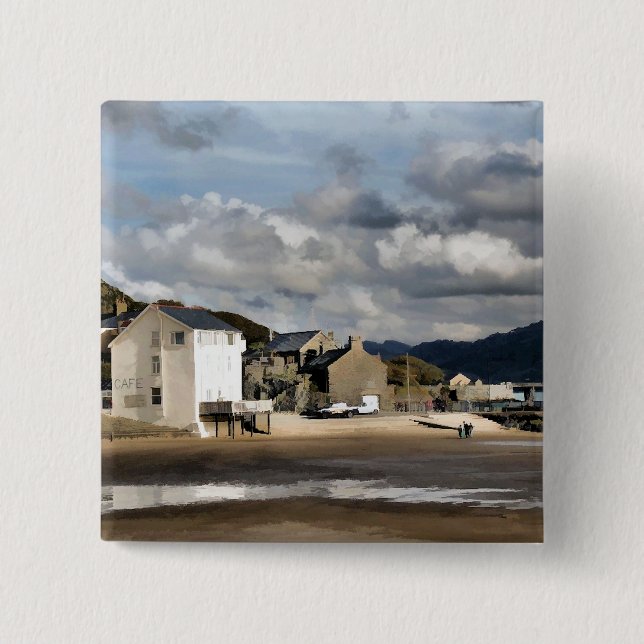 BADGE CARRÉ 5 CM VUES DES ALLES (Devant)