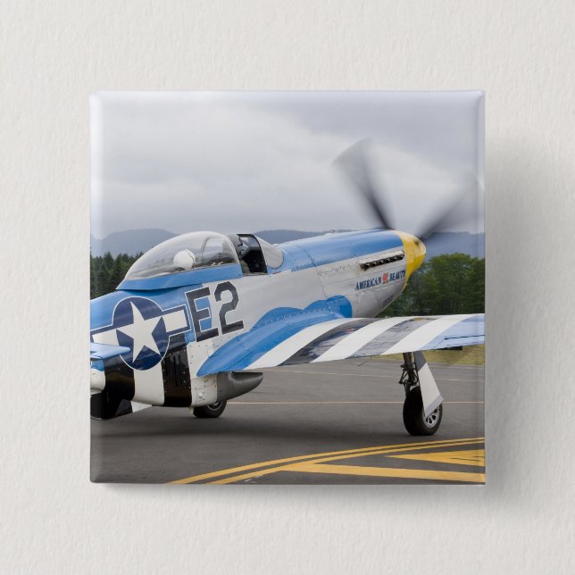 Badge Carré 5 Cm Washington, Olympia, airshow. militaire (Devant)