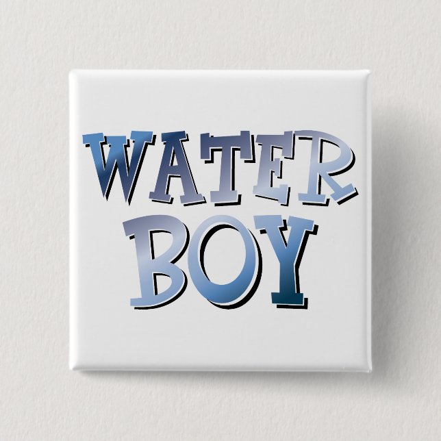 Badge Carré 5 Cm Water Boy (Devant)