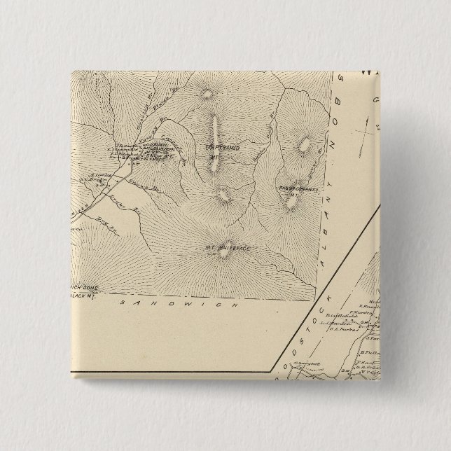 Badge Carré 5 Cm Waterville, Thornton (Devant)