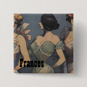 Badge Carré 5 Cm Wedding shower vintage de lingerie de la