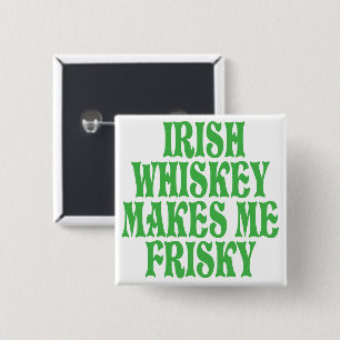 Badge Carré 5 Cm Whiskey irlandais