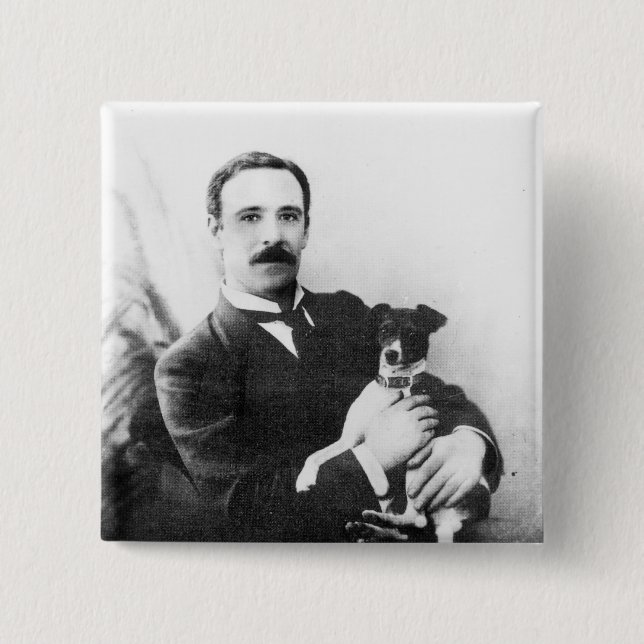 Badge Carré 5 Cm William Friese-Greene (Devant)