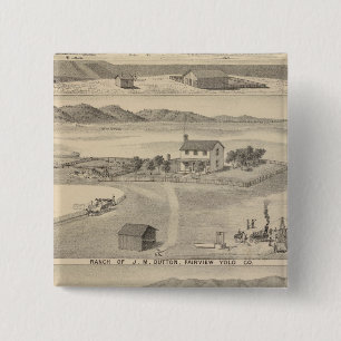 Badge Carré 5 Cm Winters Dutton