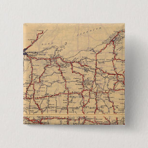 Badge Carré 5 Cm Wisconsin 6