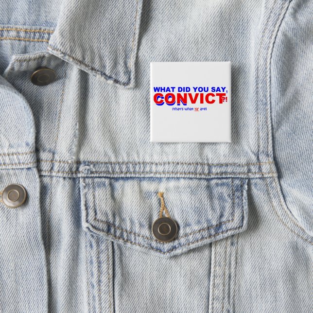 Badge Carré 5 Cm Yappy Clapback (En situation)