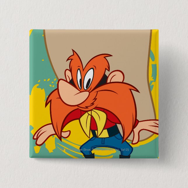 Badge Carré 5 Cm Yosemite debite (Devant)