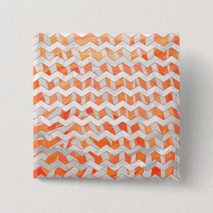 Badge Carré 5 Cm Zebra Orange and White Print