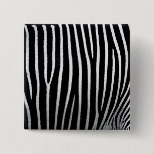 Badge Carré 5 Cm Zebra Skin