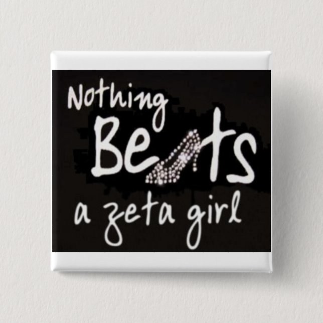 Badge Carré 5 Cm zéta (Devant)