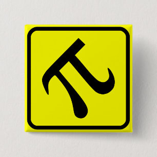 Badge Carré 5 Cm Zone De Traversée De Pi