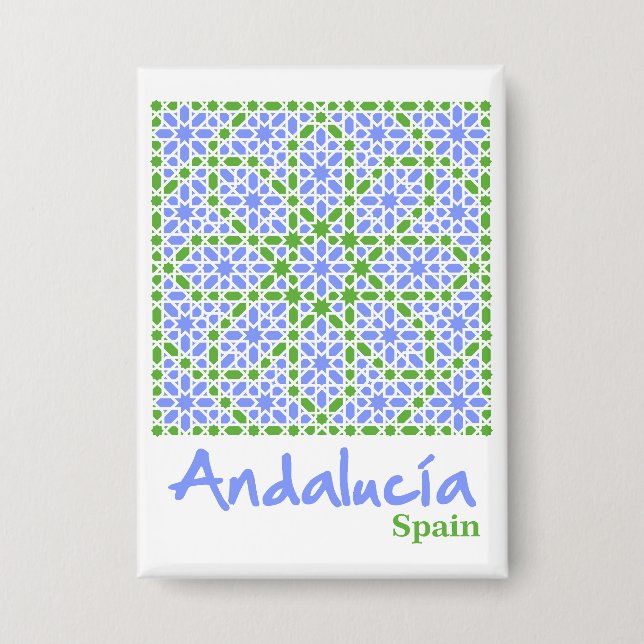 Badge Carreaux Andalous 7 (Recto)