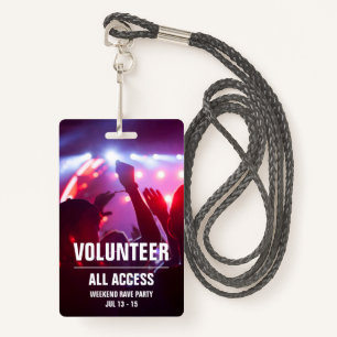 Badge Carte d'accès au Concert Pass