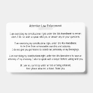 Badge Carte de connaissance de vos droits lors d'un cont