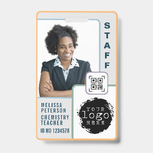 Badge Carte de nom de professeur d'école personnalisée m