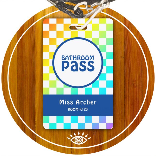 Badge Carte de salle de bain personnalisée pour la salle (Créateur téléchargé)