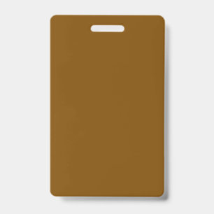 Badge Carte d'Identification Professionnelle Marron