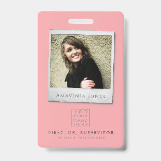 Badge Carte d'identification professionnelle pour femmes