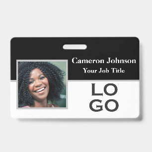 Badge Carte d'identité avec logo personnalisé