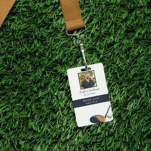 Badge Carte d'identité de Country Club de Golf
