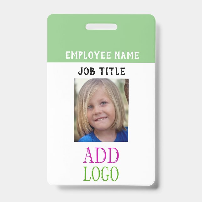 Badge Carte d'identité de l'employé - Carte d'identité a (Avant)