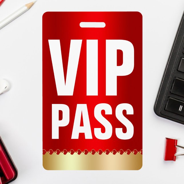 Badge Carte d'identité de passe VIP | Invité spécial (Créateur téléchargé)