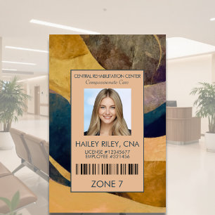 Badge Carte d'identité de sécurité avec photo pour les e