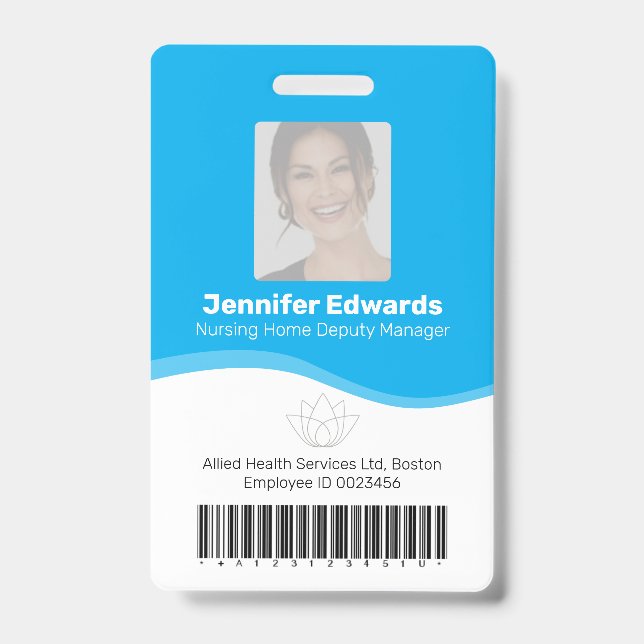 Badge Carte d'identité des travailleurs essentiels de la (Avant)