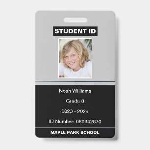 Badge Carte d'identité d'étudiant d'une école de photo m