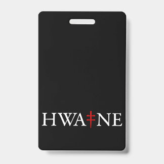 Badge Carte d'identité HWA-NE - ajoutez votre propre pho