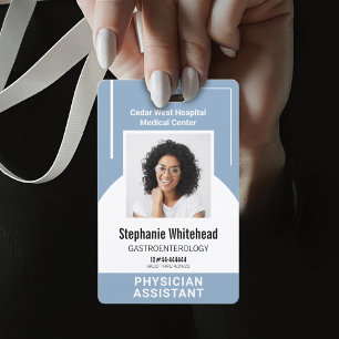 Badge Carte d'identité personnalisée pour employés médic