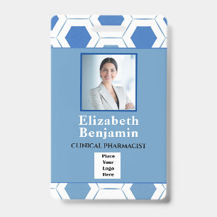 Badge Carte d'identité Pharmacien Médical personnalisée 