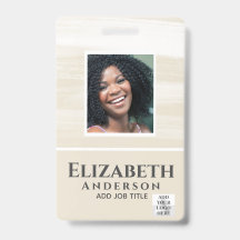 CARTE D'IDENTITÉ PHOTO - CARTE VIP Employé Aquarel