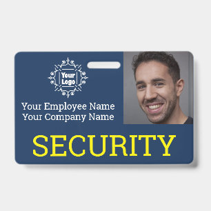 Badge Carte d'identité professionnelle de garde de sécur