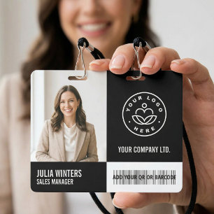 Badge Carte d'identité professionnelle moderne personnal