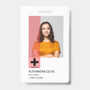Badge Carte d'identité professionnelle personnalisée ave