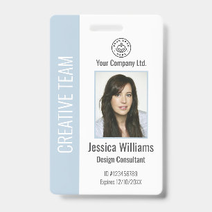 Badge Carte d'identité professionnelle personnalisée ble