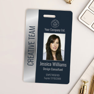 Badge Carte d'identité professionnelle personnalisée ble