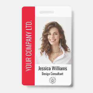 Badge Carte d'identité professionnelle personnalisée en