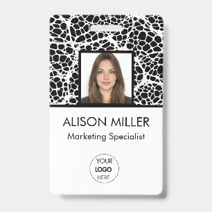 Badge Carte d'identité professionnelle personnalisée mod
